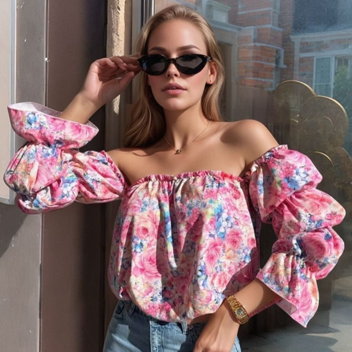 【美品】OHGA PEPLUM BLOUSE PEPLUM BLOUSE | OHGA